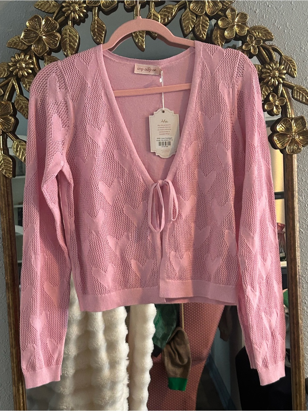 Ivy City Co With Love Cardigan - Picture 2 of 3